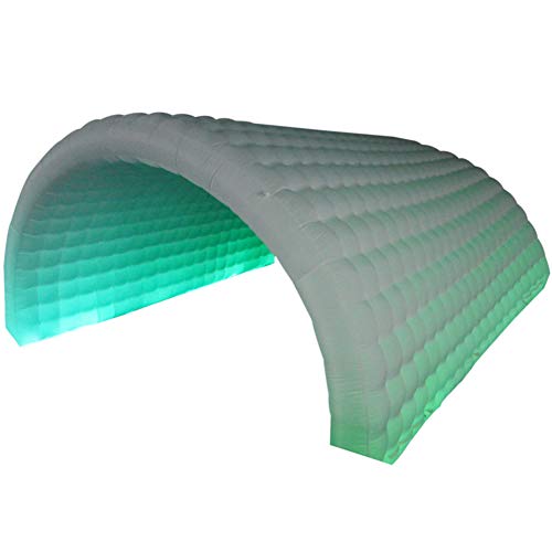 Sayok Inflatable Tunnel Sports Tunnel Entrance Inflatable Tunnel Tent for Event Exhibition Promotion(White, 19.68x9.84x9.84ft)