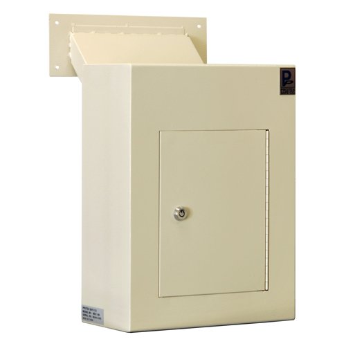 Protex WDC-160 Protex Wall Drop Box w/ Adjustable Chute,Beige