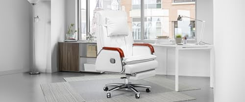 Kinnls Cameron Massage Office Chair with Footrest