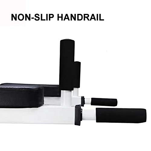 Wall Mount Chin Up Bar Height Adjustable Pull-Up Bar Multi Grip Strength Training Equipment for Home Gym 440 LB Weight Capacity (Color : Black)