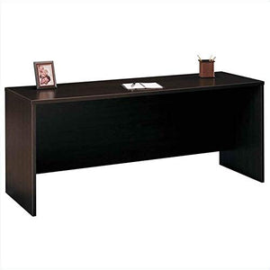 Bush Business Furniture Series C 5-Piece U-Shape Desk with Hutch in Mocha Cherry