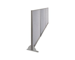 GOF Wall Mounted Office Partition, Large Fabric Room Divider Panel - 132" W x 48" H