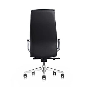 FURIJING Genuine Leather High Back Executive Chair with Synchro-Tilt Mechanism