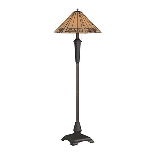 Kenroy Home 33043BRZ Willow Floor Lamp, 58.5 Inch Height, 20 Inch Diameter, Bronze