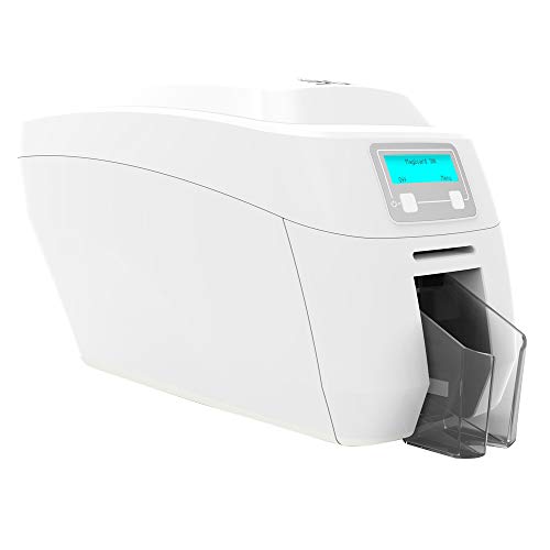 Magicard 300 ID Card Printer System w/ 300 Print YMCKO Ribbon, 300 Premium PVC AlphaCard Cards, and AlphaCard ID Suite Software (PC) (Single Sided, PVC Cards)