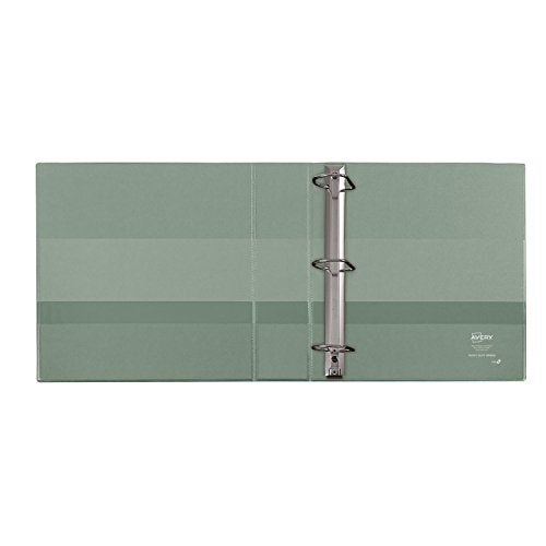 Avery Heavy-Duty Nonstick View Binder, 2" One Touch Slant Rings, 500-Sheet Capacity, DuraHinge, Shadow Gray (05503)