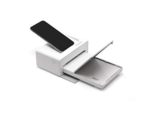 iHome® Photo Printer Dock, Full Size 4x6 inch Printouts (White)
