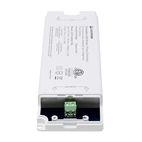 Lightkiwi V6699 Dunn 12 Inch Warm White Modular LED Under Cabinet Lighting - Hardwire Kit (6 Panel)