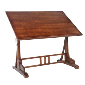 COYEUX Solid Wood Drafting Table with Tiltable Tabletop 39.4 X 23.6 Inch