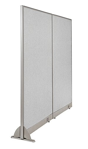 GOF Wall Mounted Office Partition - Large Fabric Room Divider Panel, 60" W x 72" H