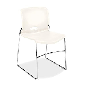 HON Olson Stacker High-Density Steel Stacking Chair, White Shell, 4/Carton by HON