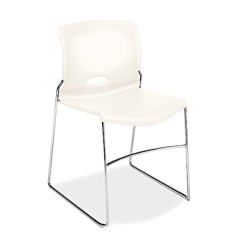 HON Olson Stacker High-Density Steel Stacking Chair, White Shell, 4/Carton by HON