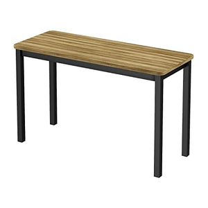 Correll Lab Table with Colonial Hickory and Black Finish - LT2448-53-09-53