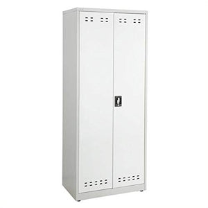Pemberly Row 72" H Steel Storage Cabinet in Gray