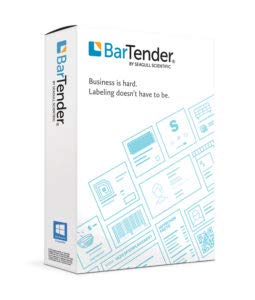 BarTender Professional: Application License + 5 Printers