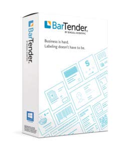 BarTender Professional: Application License + 5 Printers