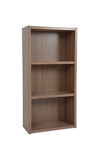 Boraam 40080 Techny Collection Hartley Hollow Core Bookcase, Light Oak