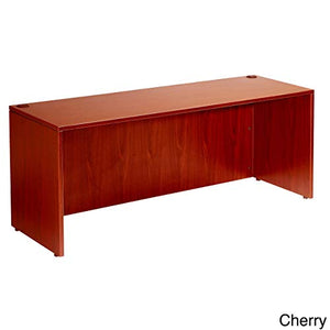 Boss Office Products Desk Shell 71 in Wide x 36 in Deep in Cherry