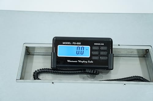 LYNICESHOP Digital Livestock Scale Large Pet Scale Stainless Steel Platform 1100Lbs