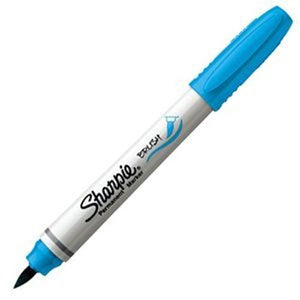 Sharpie Sharpie Brush Tip Permanent Markers Turquoise (1810709)