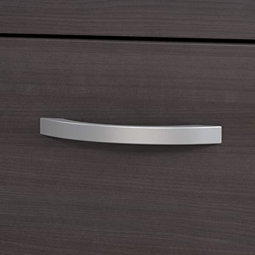 Bush Business Furniture Studio C Office Desk with Mobile File Cabinet, 66W x 30D, Storm Gray