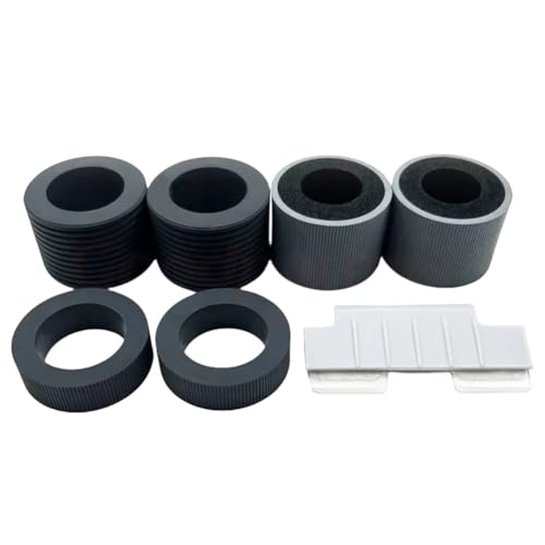 TEKEET 5SETS Compatible Separation Brake Pick Roller Pad for Fujitsu fi-5900 fi-5900C fi-5950