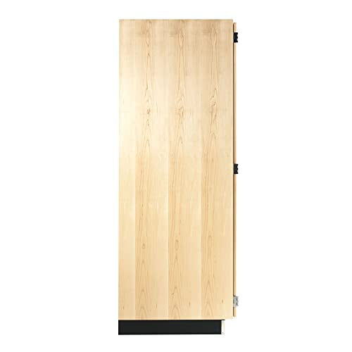 Diversified Woodcrafts Perspective Flat Paper Storage Cabinet with Drawers, Large, Maple