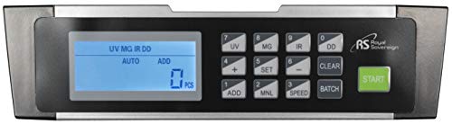 Royal Sovereign High Speed Money Counting Machine, with UV, MG, IR Counterfeit Bill Detector (RBC-1515-ADBK)