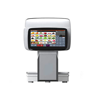 ANYSCALE 15'' Full Flat Touch Screen All-in-One Retail Vegetables Fruits POS Scale System with Receipt Printer - SET03