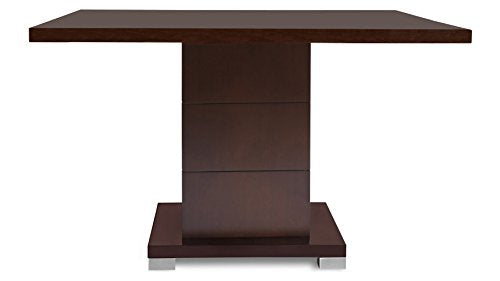 Ford Executive Modern Conference Table in Dark Walnut Wood - Square
