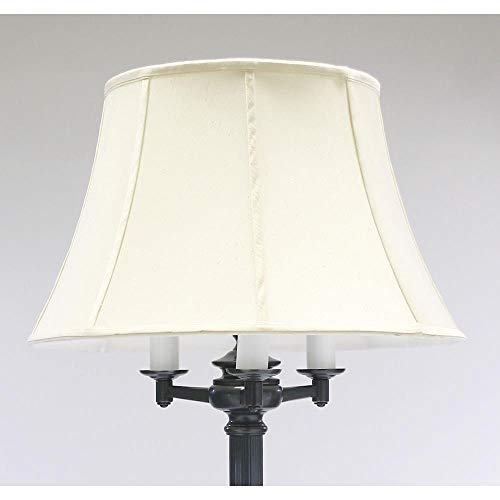 House of Troy Newport Collection 66-Inch Six-Way Floor Lamp, Oil Rubbed Bronze - White Softback Shade
