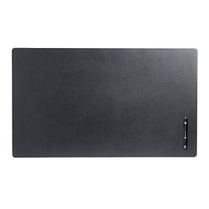 Dacasso Black Leather 34" x 20" Without Rails Desk Mat