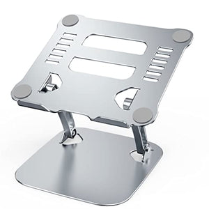 WALNUTA Laptop Stand Adjustable Base for Desk Bed Aluminium Notebook Desktop Stand for Folding Non-Slip Cooling Bracket (Color : B)