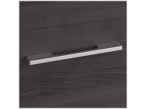 bbf Bush Furniture 2-Drawer Lateral File Cabinet, Locking, Letter/Legal, Storm Gray