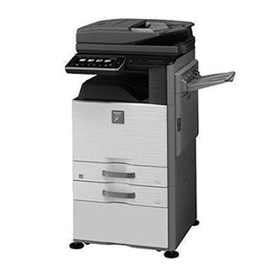 Refurbished Sharp MX-M465N Monochrome Multifunction Copier - A3/A4, 46ppm, Network Print/Scan, Duplex, USB, 2 Trays and Stand (Certified Refurbished)