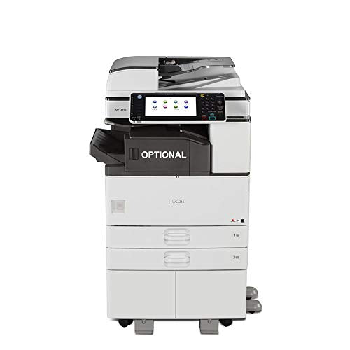 Ricoh MP 3353 Ledger/Tabloid-size Mono Laser Multifunction Copier - 33ppm, Copy, Print, Scan, 2 Trays and Stand (Certified Refurbished)