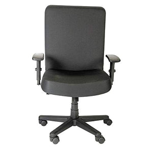 Alera Plus Big and Tall High-Back Task Chair, Black