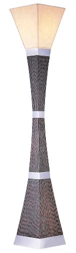Ore International K-4179FTR 71-Inch Hourglass Design Torchiere Lamp