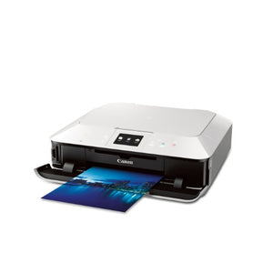 Canon PIXMA MG7120 Wireless Color Photo All-In-One Printer, Mobile Smart Phone and Tablet Printing, White