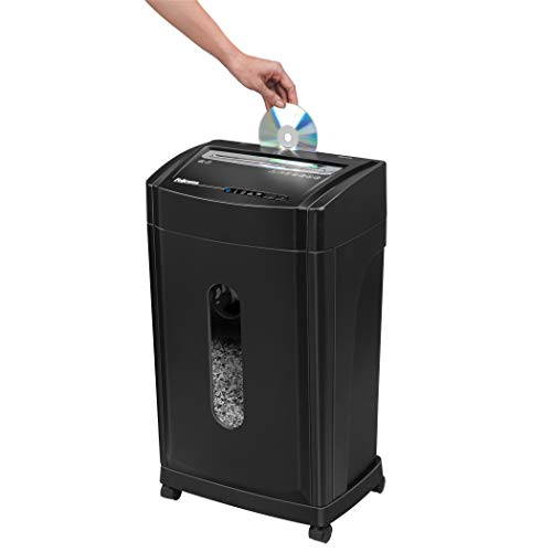 46Ms 12-Sheet Micro-Cut Heavy Duty Office Paper Shredder with Auto Reverse Jam Prevention Feature and SilentShred Technology (4817001-99)