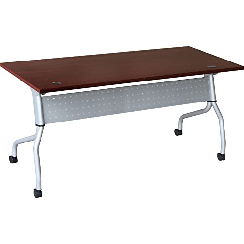 Lorell 60718 Training Table, Mahogany, 23-3/5" x 72" x 29-1/2
