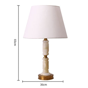 HZB The Simplicity Of Modern Living Room Lamp Bedroom Bedside Lamp Creative Fashion Marble Lamp