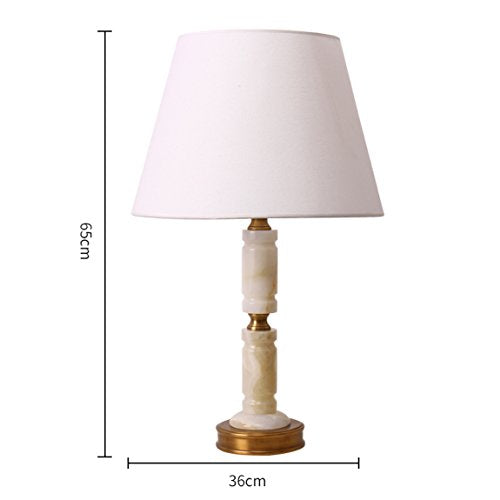 HZB The Simplicity Of Modern Living Room Lamp Bedroom Bedside Lamp Creative Fashion Marble Lamp