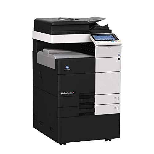 Konica Minolta BizHub C754 A3 Color Laser Multifunction Copier - 75ppm, Copy, Print, Scan, Email, Internet Fax, Auto Duplex, Network, 1800x600 DPI, 2 Trays, Cabinet