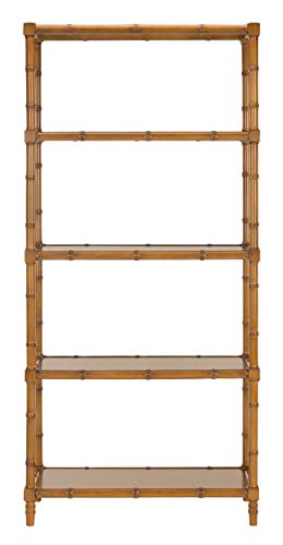 Safavieh ETG3500D Home Collection Ebo Modern Coastal 4 Tier Etagere, Brown