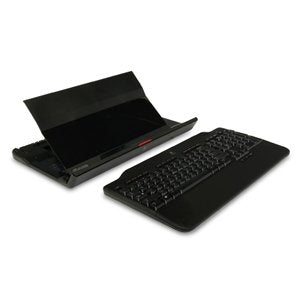Logitech Alto Notebook Stand with Cordless Keyboard & USB Hub