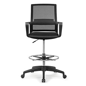 None Office Chair Drafting Chair Tall Adjustable Height/Footrest