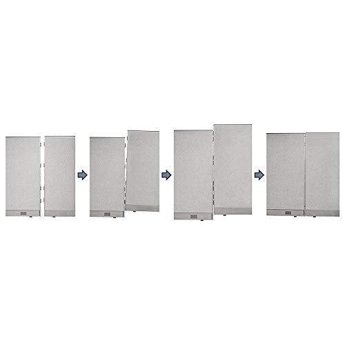 GOF Large Fabric Room Divider Panel, Custom Built Workstation 24" W x 72" H