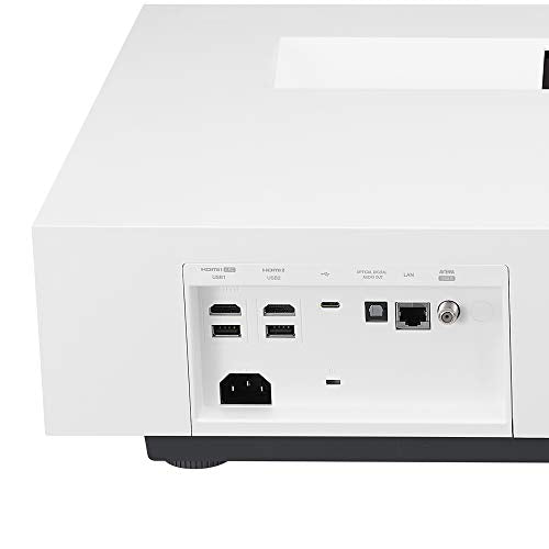 LG HU85LA Ultra Short Throw 4K UHD Laser Smart Home Theater Cinebeam Projector with Alexa built-in, Thinq AI and the Google Assistant