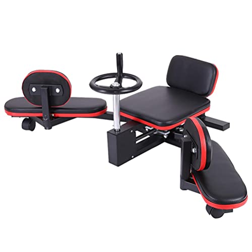 UNIGLE Leg Stretcher 330LBS Heavy Duty Leg Stretching Training Machine for Home Gym Foldable Leg Stretcher Strength Training Equipment Improve Flexibility Perfect for Dancer Men/Women